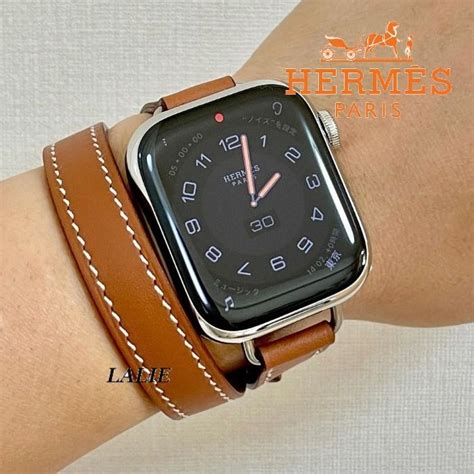 Band Apple Watch Hermès Double Tour 41 mm Attelage.